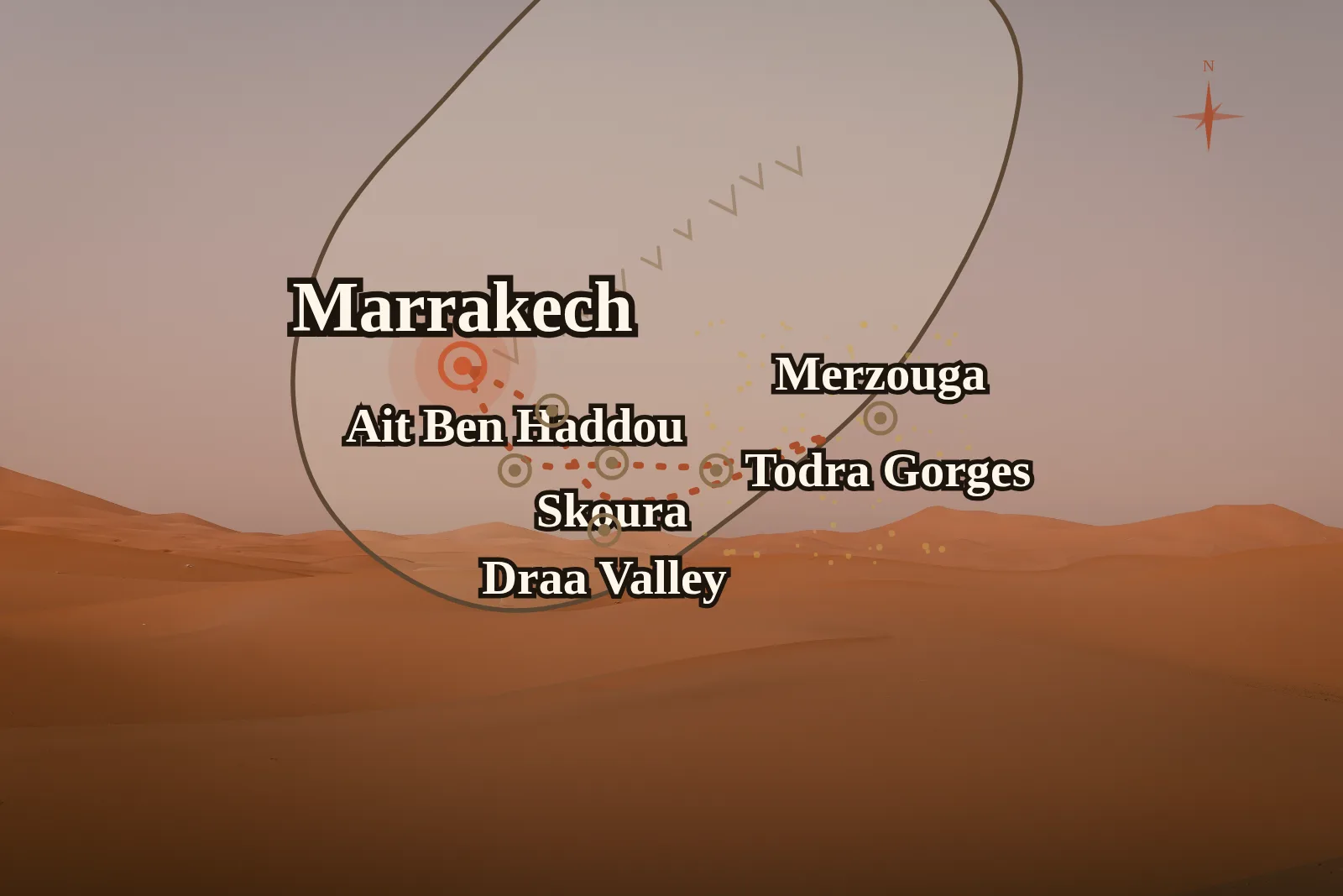 4 Days Luxury Sahara Desert Tour from Marrakech