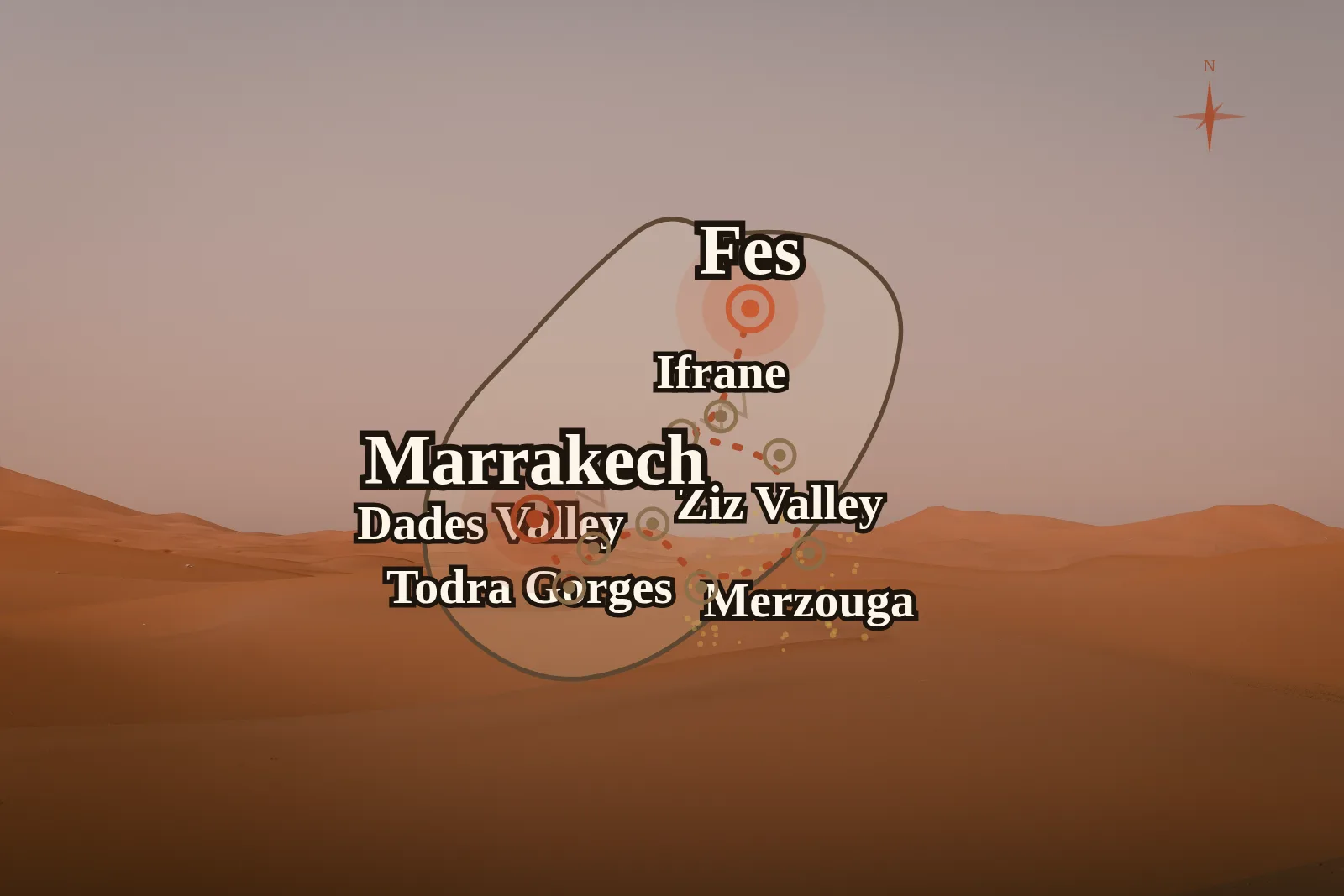 Fes to Marrakech Desert Tour 3 Days